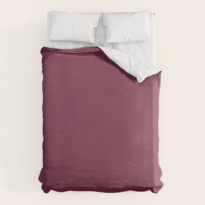 Solid Ripe Berry Duvet Cover Gallery Image 1