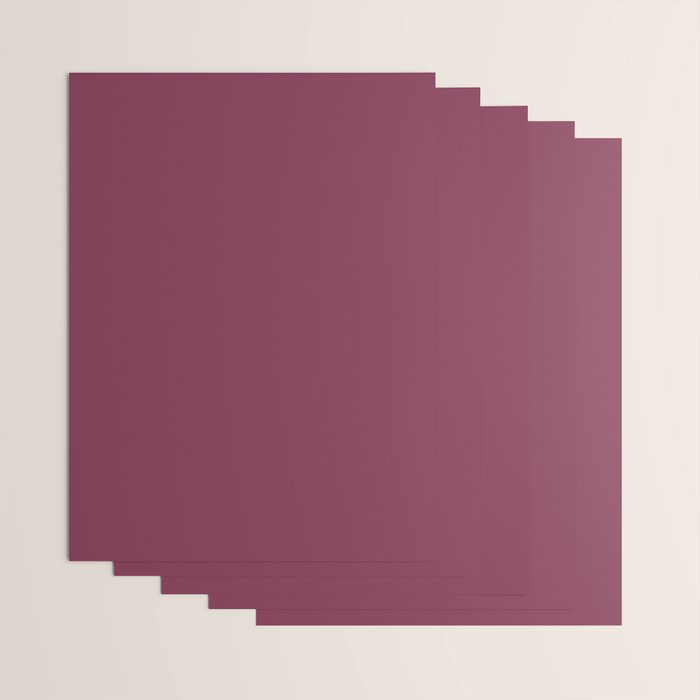 Solid Ripe Berry Wrapping Paper Gallery Image 3