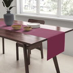 Solid Ripe Berry Table Runner Gallery Image 2