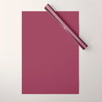 Solid Ripe Berry Wrapping Paper Gallery Image 1