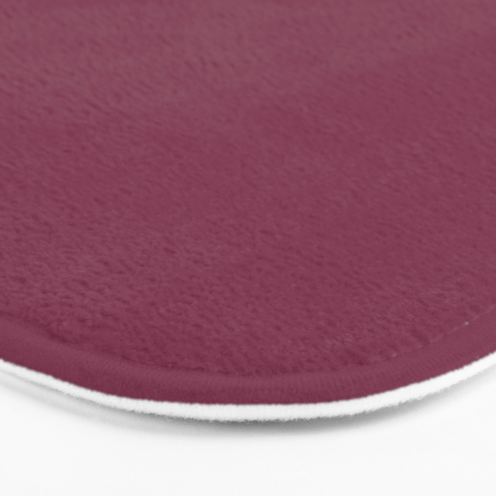 Solid Ripe Berry Bath Mat Gallery Image 3
