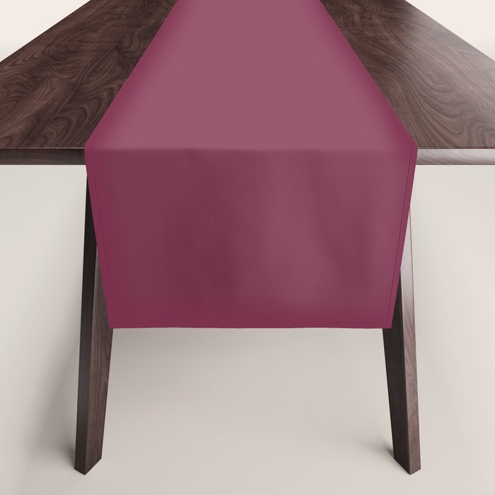 Solid Ripe Berry Table Runner Gallery Image 1