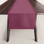 Solid Ripe Berry Table Runner Gallery Image 1