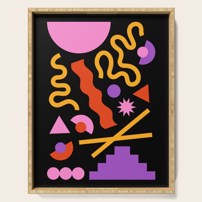 Purple ramen Serving Tray Gallery Image 1