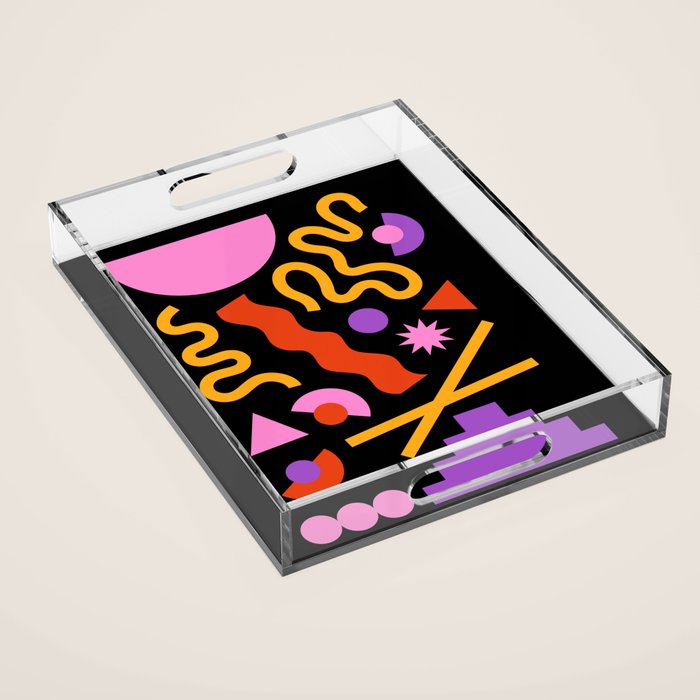 Purple ramen Acrylic Tray Gallery Image 1