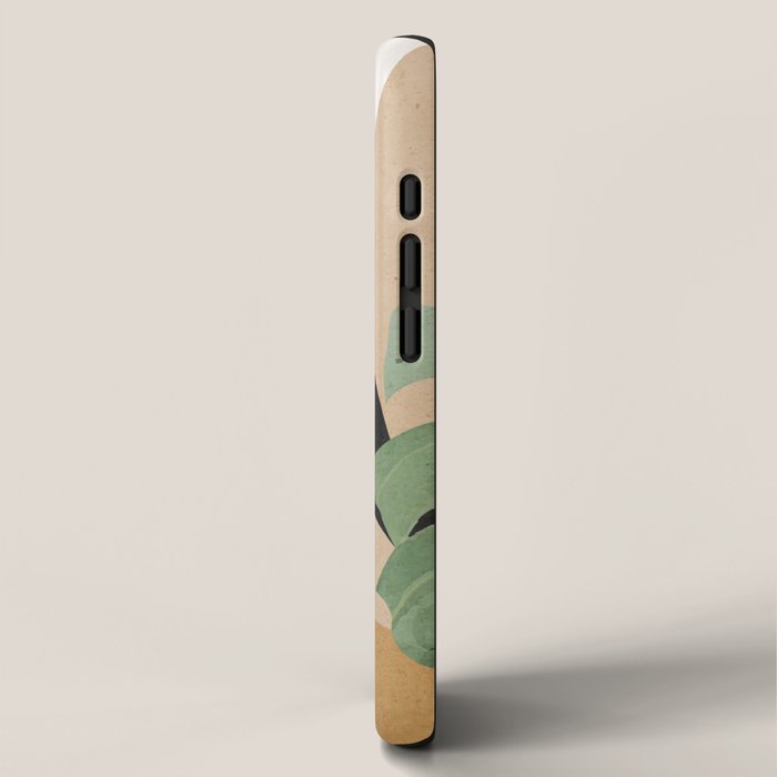 Abstract Art Tropical Leaves 3 iPhone Case Gallery Image 2