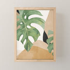 Abstract Art Tropical Leaves 3 Mini Art Print Gallery Image 1