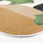 Abstract Art Tropical Leaves 3 Bath Mat Gallery Image 3