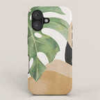 Abstract Art Tropical Leaves 3 iPhone Case Gallery Image 1