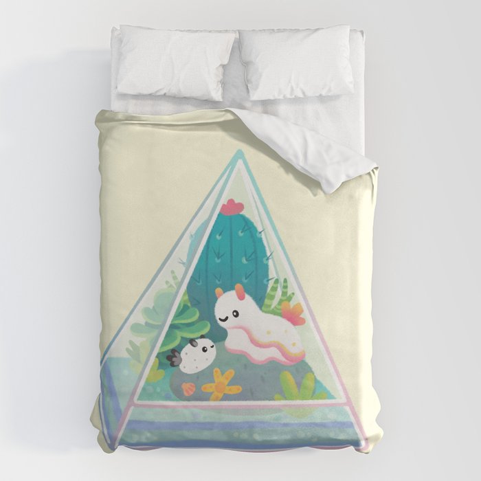 Ocean terrarium - Sea slug Duvet Cover Gallery Image 6