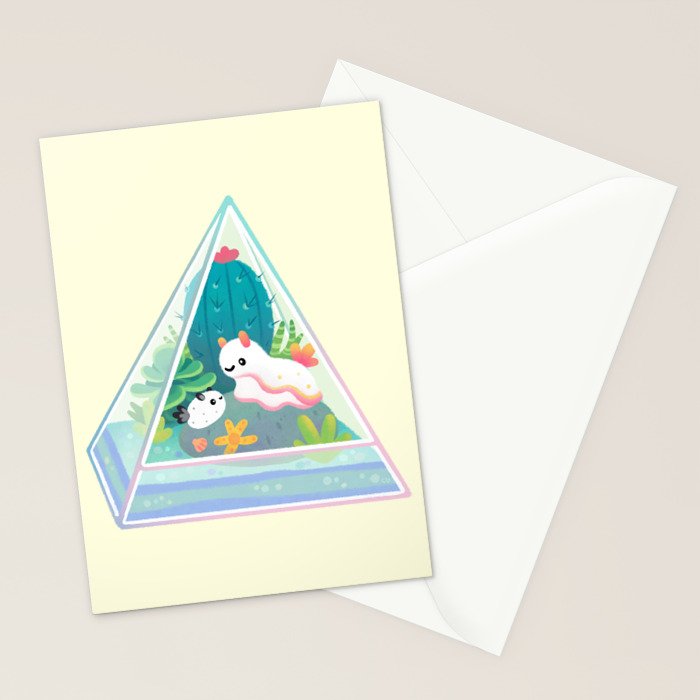 Ocean terrarium - Sea slug Stationery Card Gallery Image 2