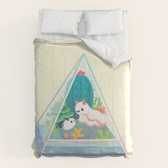 Ocean terrarium - Sea slug Comforter Gallery Image 6