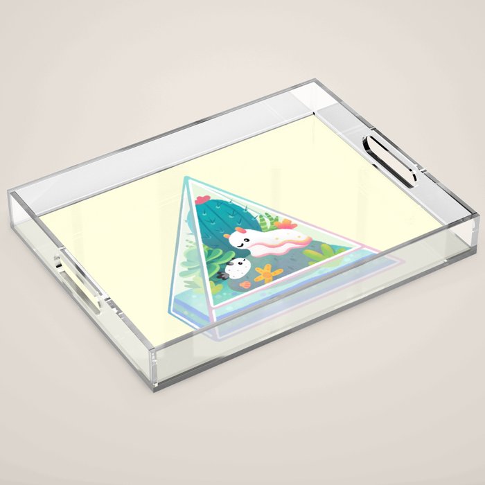Ocean terrarium - Sea slug Acrylic Tray Gallery Image 1