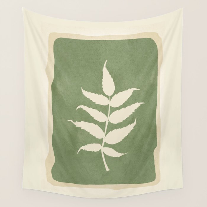 Leaf Design 19 Wall Tapestry Gallery Image 1