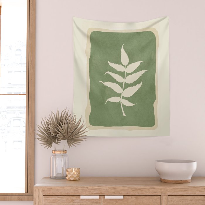 Leaf Design 19 Wall Tapestry Gallery Image 2