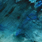 Scenic Route [2]: a pretty, minimal abstract piece in blue and green by Alyssa Hamilton Art Coffee Mug Gallery Image 2