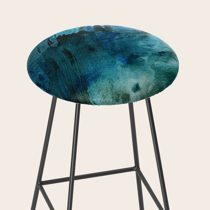 Scenic Route [2]: a pretty, minimal abstract piece in blue and green by Alyssa Hamilton Art Stool Gallery Image 2