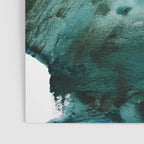 Scenic Route [2]: a pretty, minimal abstract piece in blue and green by Alyssa Hamilton Art Poster Gallery Image 3