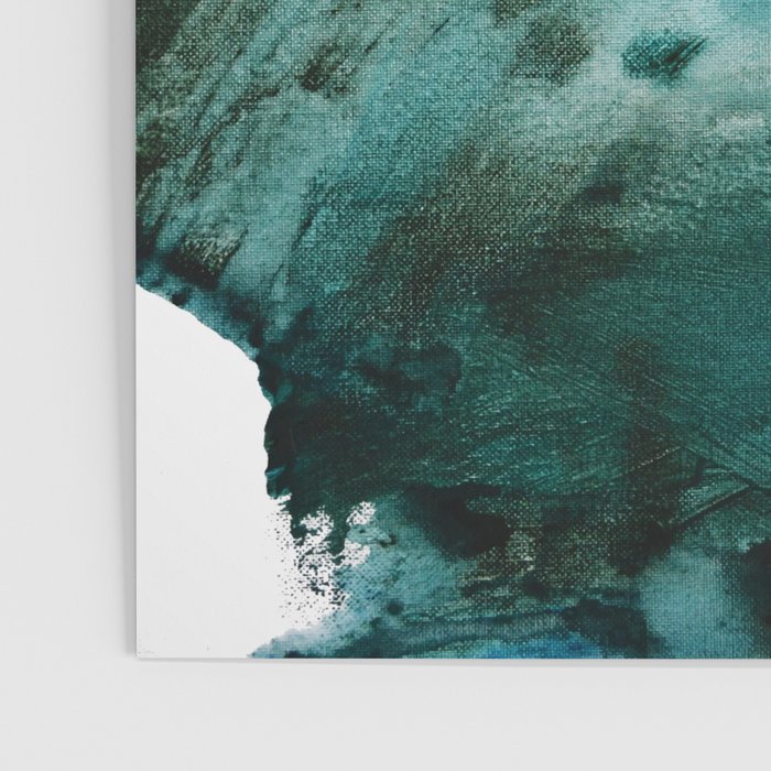 Scenic Route [2]: a pretty, minimal abstract piece in blue and green by Alyssa Hamilton Art Poster Gallery Image 3