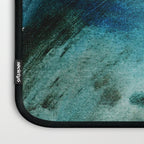 Scenic Route [2]: a pretty, minimal abstract piece in blue and green by Alyssa Hamilton Art Laptop Sleeve Gallery Image 3