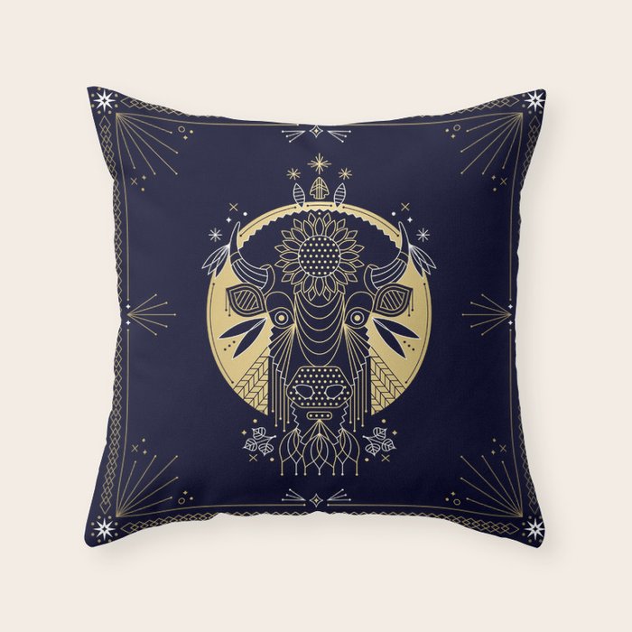 The American Bison Throw Pillow Gallery Image 6