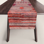 Earthy Berber Geometry Table Runner Gallery Image 1