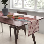 Earthy Berber Geometry Table Runner Gallery Image 2