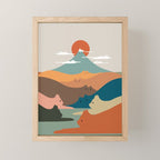 Cat Landscape 132 Mini Art Print Gallery Image 1