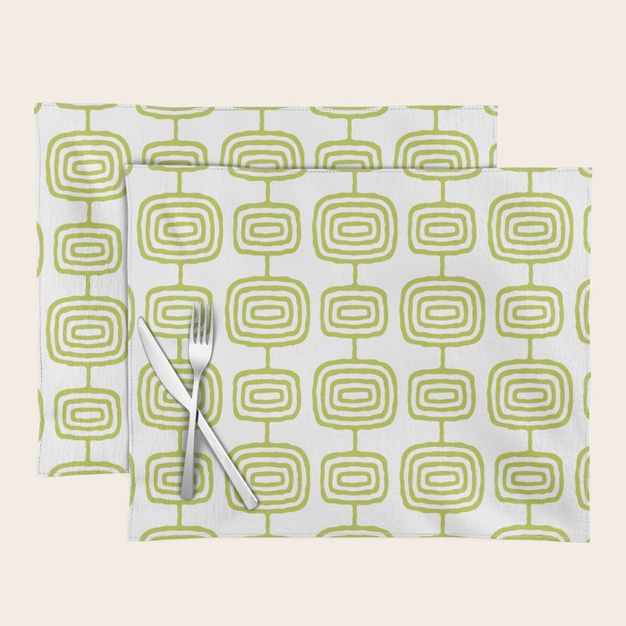 Mid Century Modern Decoration Placemat Gallery Image 1