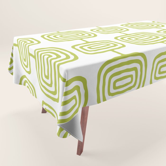 Mid Century Modern Decoration Tablecloth Gallery Image 1