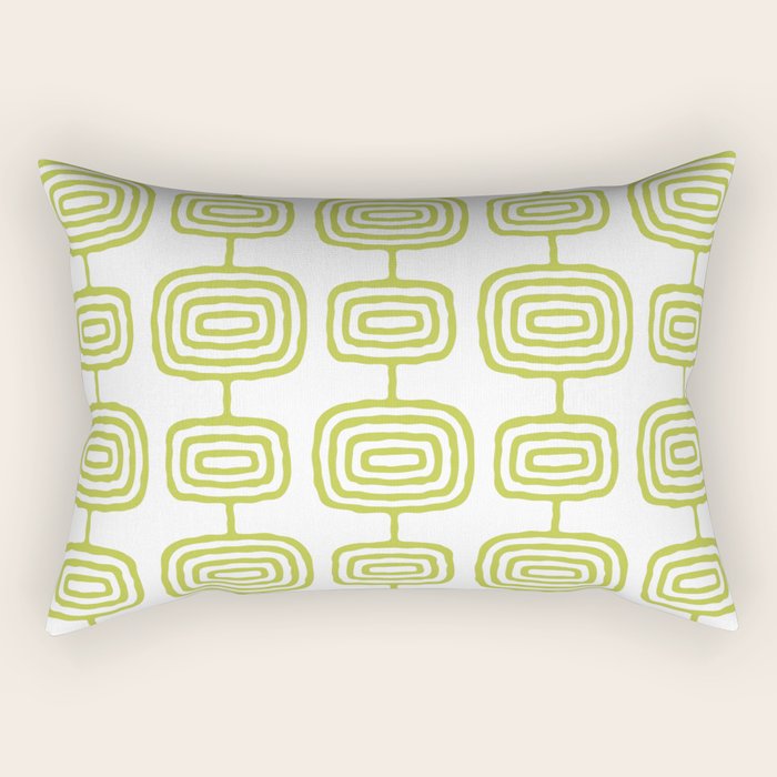 Mid Century Modern Decoration Rectangular Pillow Gallery Image 2