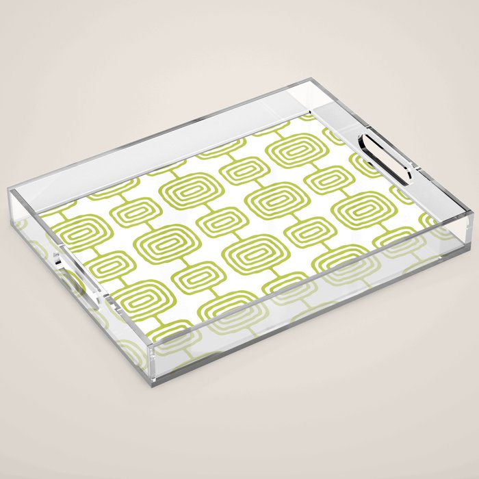 Mid Century Modern Decoration Acrylic Tray Gallery Image 1