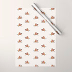 Cowboy Claus - White Wrapping Paper Gallery Image 1
