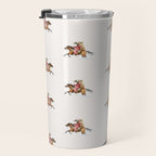 Cowboy Claus - White Travel Mug Gallery Image 3
