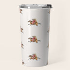 Cowboy Claus - White Travel Mug Gallery Image 2