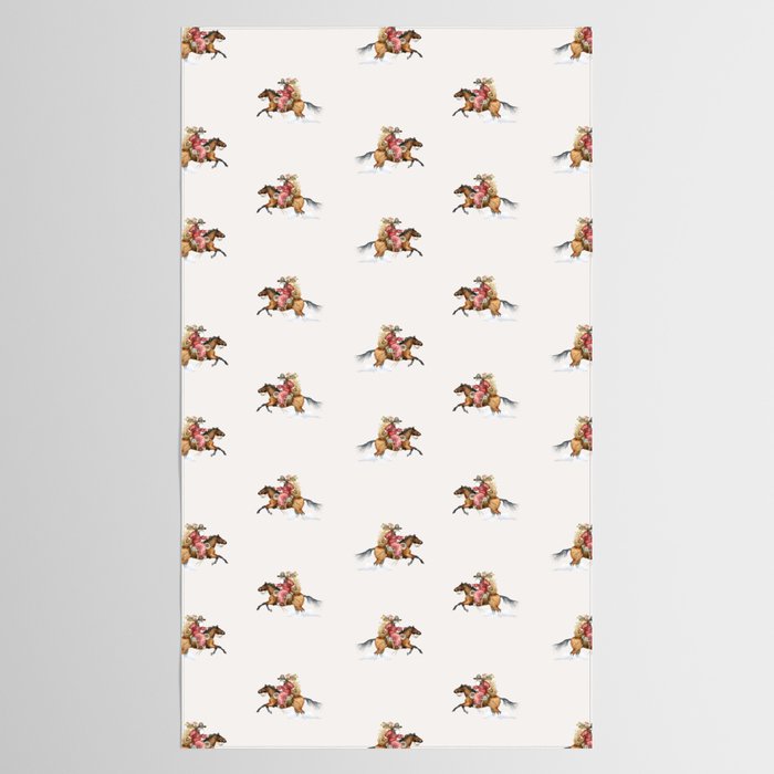 Cowboy Claus - White Tablecloth Gallery Image 2