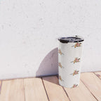 Cowboy Claus - White Travel Mug Gallery Image 4