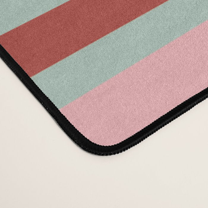 Vintage Striped Geometric Desk Mat Gallery Image 4