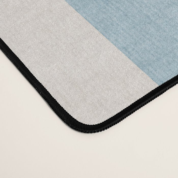 Light Blue Geometric Abstract Artwork Desk Mat Gallery Image 4