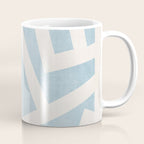 Light Blue Geometric Abstract Artwork Coffee Mug Gallery Image 1