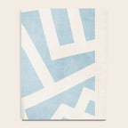 Light Blue Geometric Abstract Artwork Notebook Gallery Image 4
