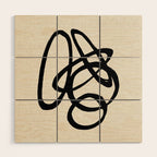 Converging Orbit Wood Wall Art Gallery Image 1