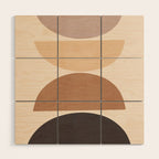 Abstract Art  Shapes 30 Wood Wall Art Gallery Image 1