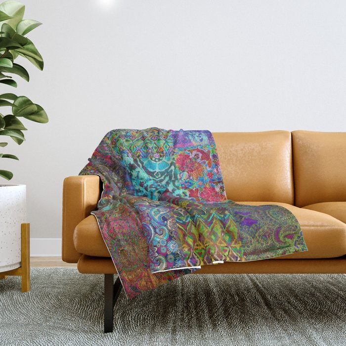 Bohemian Wonderland Throw Blanket Gallery Image 1