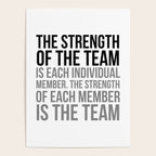 Team Work Quotes, Office Decor, Office Wall Art, Office Art, Office Gifts Poster Gallery Image 4