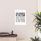 Team Work Quotes, Office Decor, Office Wall Art, Office Art, Office Gifts Poster Gallery Image 2