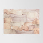 Shiny Metal Copper Hand Drawn Strokes Rug Gallery Image 2