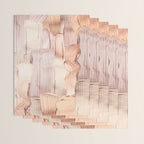Shiny Metal Copper Hand Drawn Strokes Wrapping Paper Gallery Image 3