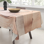 Shiny Metal Copper Hand Drawn Strokes Tablecloth Gallery Image 3