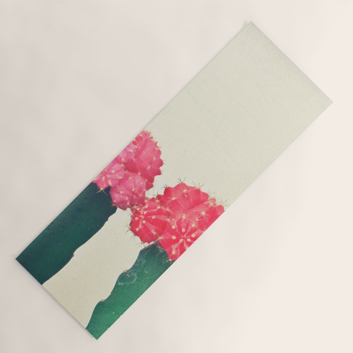 Plaid Cacti Yoga Mat Gallery Image 1